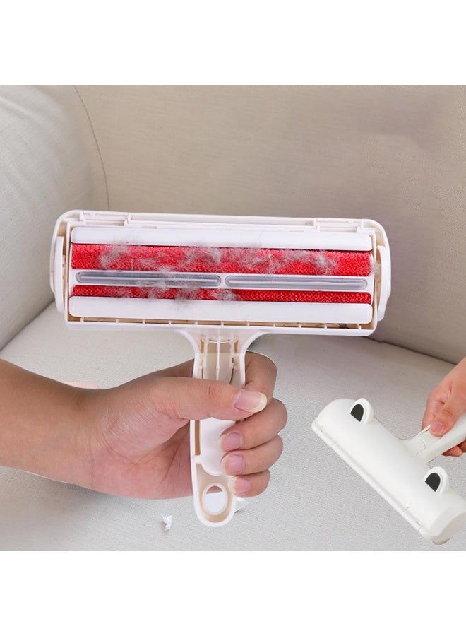 erorex Reusable Pet Hair Remover Roller Self-Cleaning Lint Remover Brush for Dog and Cat Hair on Furniture Carpets Bedding and Clothes - Image 3