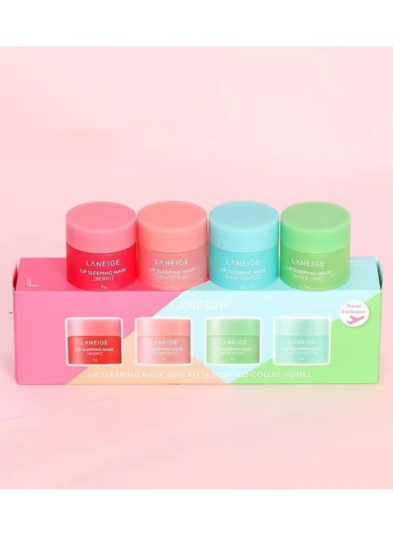 لانيج مجموعة قناع النوم للشفاه من LANEIGE - منتجات العناية بالشفاه المعالجة الليلية | ترطيب وتغذية الشفاه الجافة المتشققة، ترطيب مكثف مع زبدة الشيا - Image 3