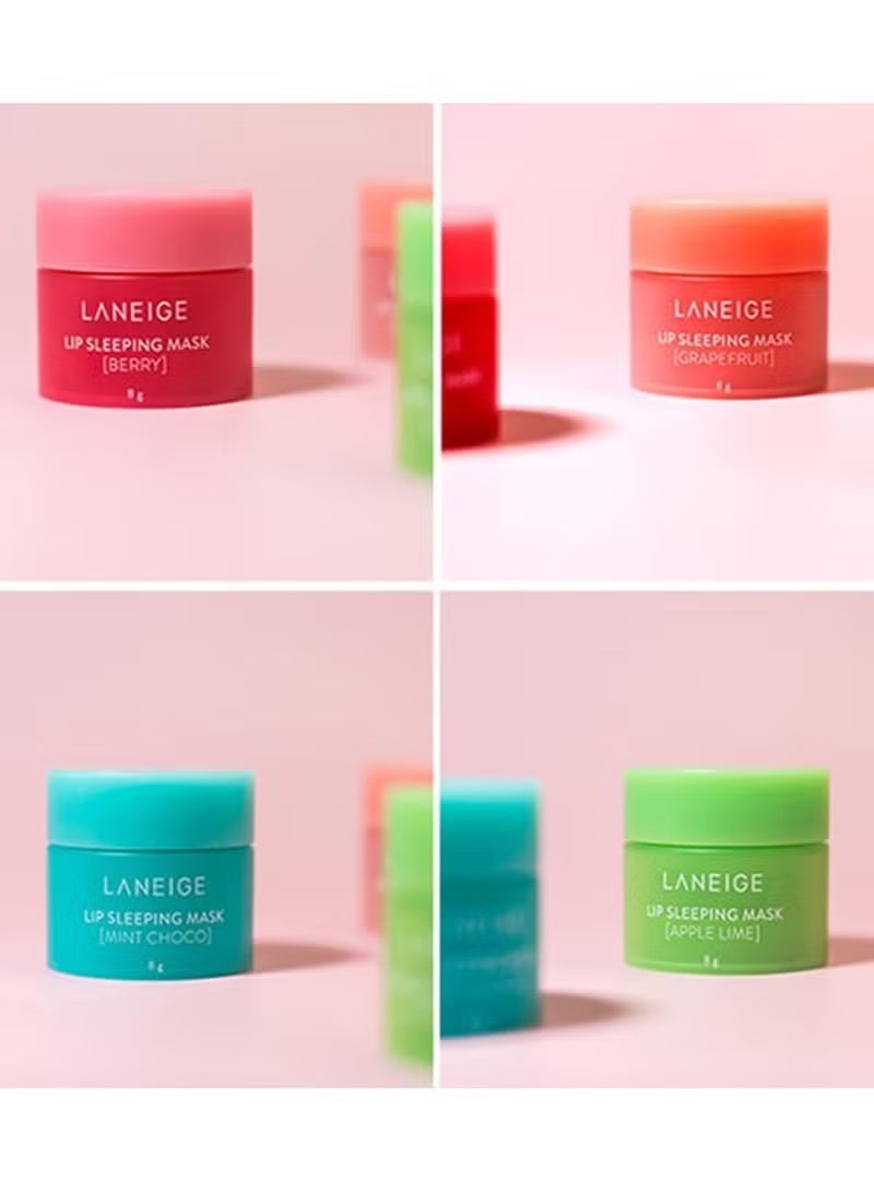 لانيج مجموعة قناع النوم للشفاه من LANEIGE - منتجات العناية بالشفاه المعالجة الليلية | ترطيب وتغذية الشفاه الجافة المتشققة، ترطيب مكثف مع زبدة الشيا - Image 4