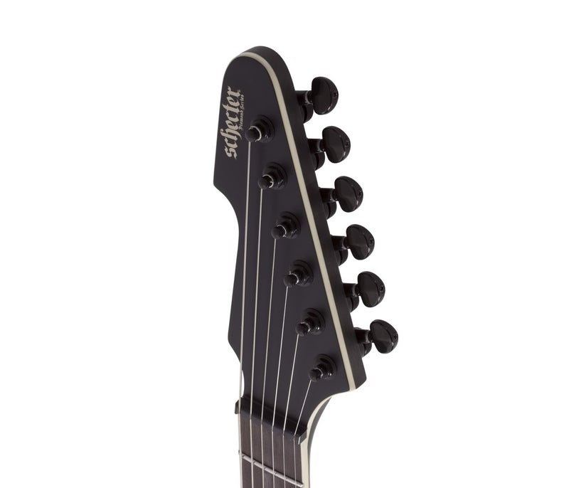 Schecter 1343 E-1 SLS Evil Twin Electric Guitar - Satin Black - Image 5