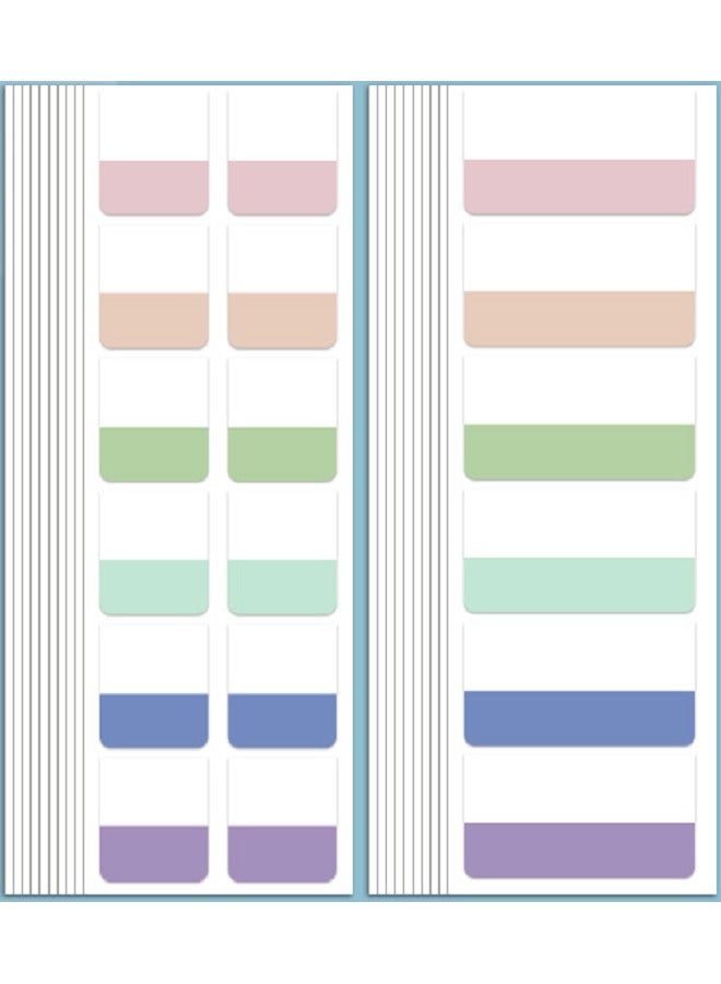 Generic Translucent Sticky Notes 320 Sheets, Sticky Notes Self-Adhesive Notes, Clear Sticky Notes Office Supplies Suitable for Reading Annotate Home Office School, Morandi Color
