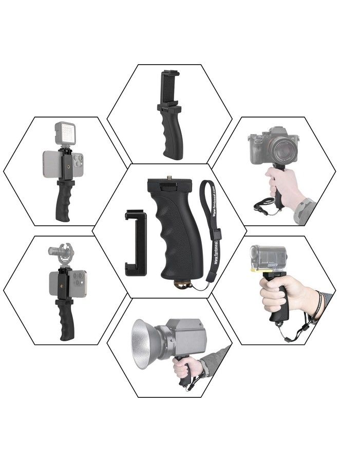 Fantaseal مثبت يدوي عالمي مريح مضاد للسقوط للهاتف الذكي مع حزام أمان عصا سيلفي محمولة لحامل الفلوغينج بعرض 60-85 مم لهواتف آيفون وسامسونج وتراكفون وأندرويد - Image 4