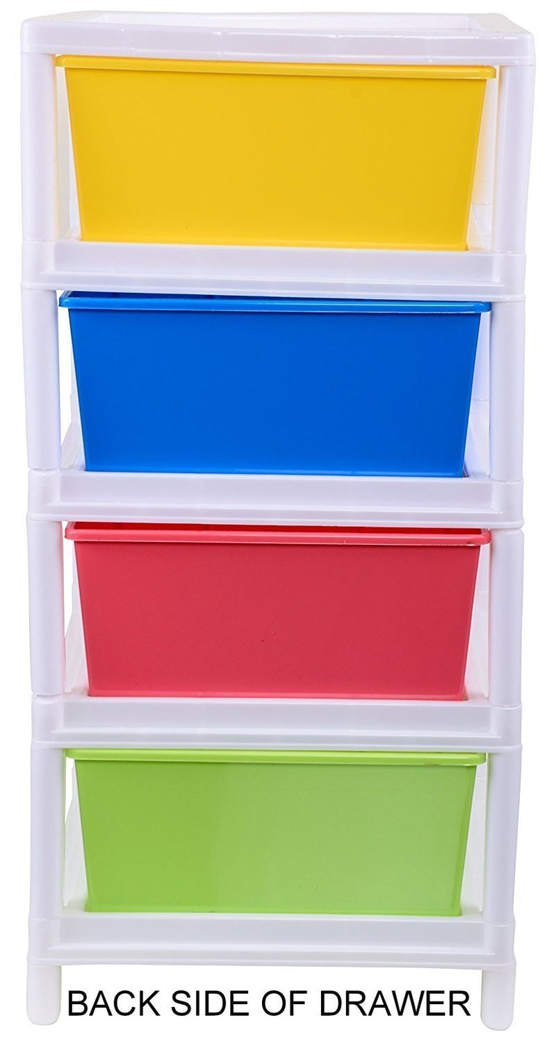 Aristo ARISTO Everest Multipurpose 4 Drawer Plastic Modular Aristo Chest Storage Organizer Multicolour Standard 305 X 39 X 61 Cm - Image 5
