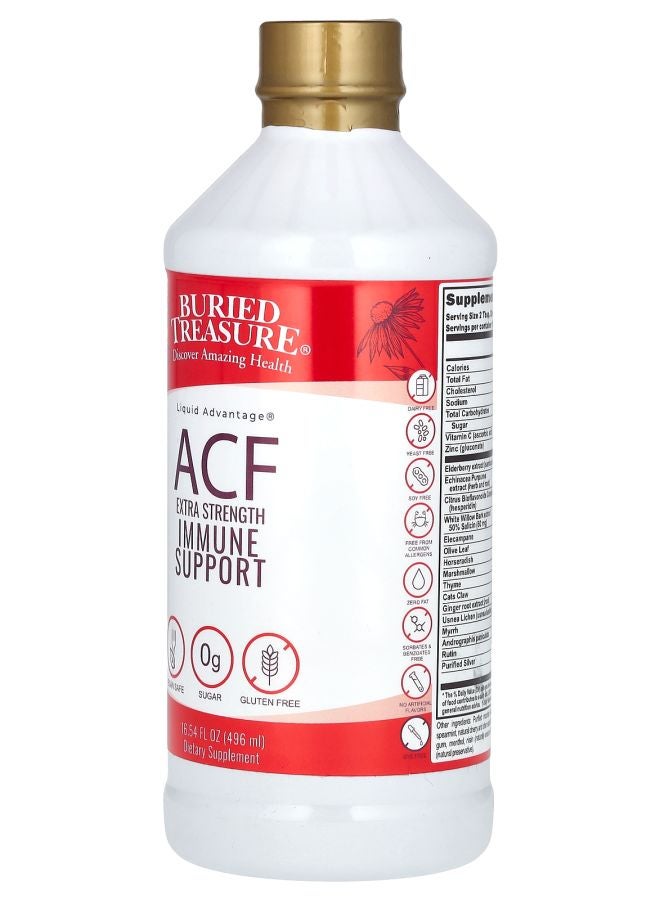 Buried Treasure Liquid Advantage ACF Extra Strength Immune Support 16.54 fl oz (496 ml) - Image 2