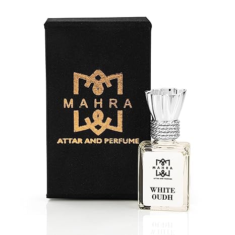 Mahra عطر ماهرة الأبيض عطر أنيق مصقول عطر خالد برغموت طازج زهور بيضاء رقيقة عود مثير يدوم طويلاً 5 مل 10 مل - Image 1