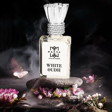 Mahra عطر ماهرة الأبيض عطر أنيق مصقول عطر خالد برغموت طازج زهور بيضاء رقيقة عود مثير يدوم طويلاً 5 مل 10 مل - Image 3
