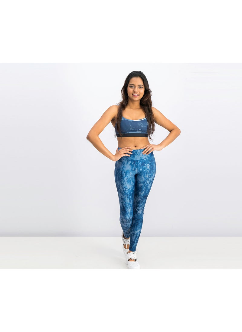 Reebok Women Crossfit Skinny Bra, Blue  - Image 2