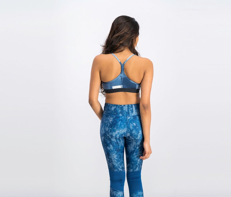 Reebok Women Crossfit Skinny Bra, Blue - Image 4