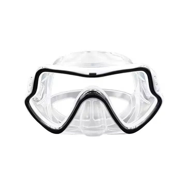 Bluejw 2026 New Design Anti-Fog Waterproof Single Lens Diving Goggles with Liquid Silicone Low Volume Scuba Diving Masks - Image 1