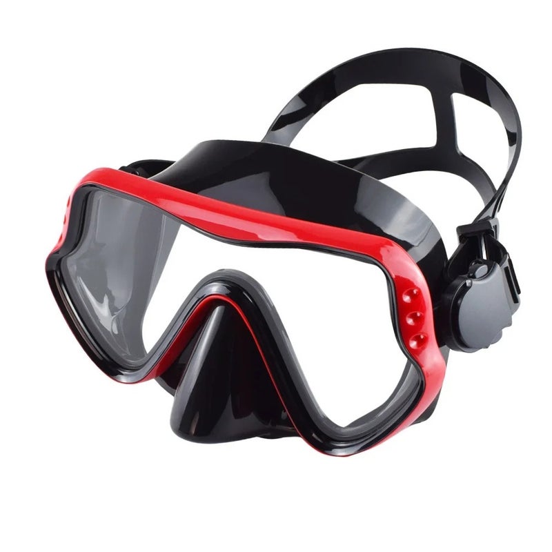 Bluejw 2026 New Design Anti-Fog Waterproof Single Lens Diving Goggles with Liquid Silicone Low Volume Scuba Diving Masks - Image 4