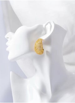 GOLDMAX Elegant 21k Gold Plated Earrings For Women  - Image 3