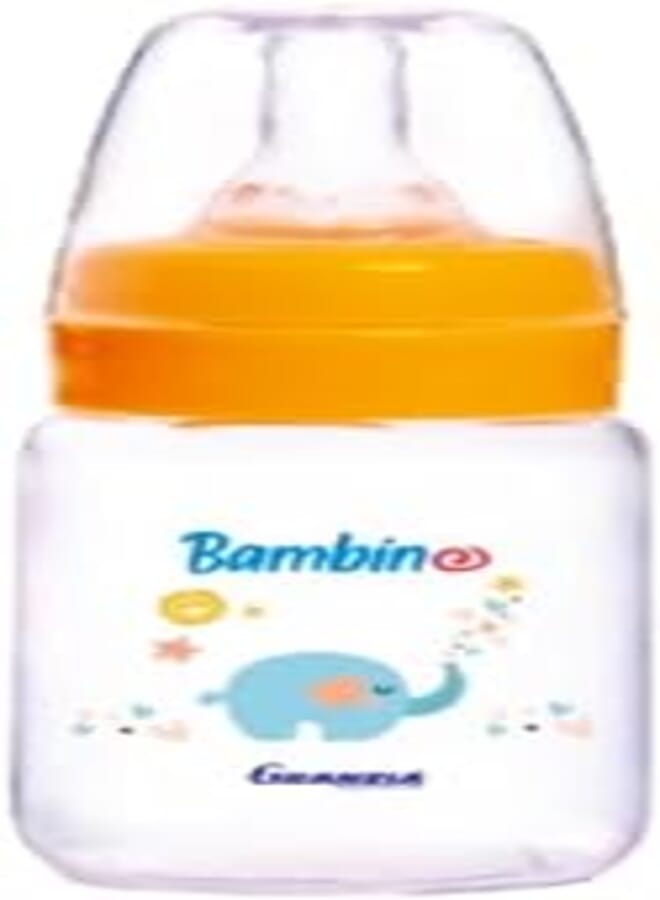 Granzia Bambino Classic Baby Feeding Bottle Orange 100 ML