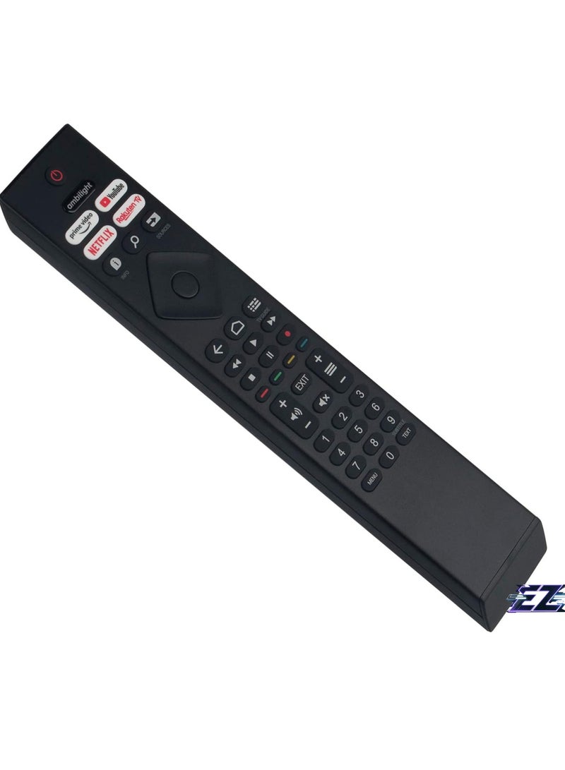 ELTRAZONE Replace Remote Control fit for Philips 4K Ultra HD LED TV 32PFS6906/05 43PUS7406/12 65PUS7406/12 43PUS7906/12 50PUS7906/12 55PUS7906/12 65PUS7906/12 70PUS7906/12 75PUS7906/12 43PUS7956/12 with battery - Image 2