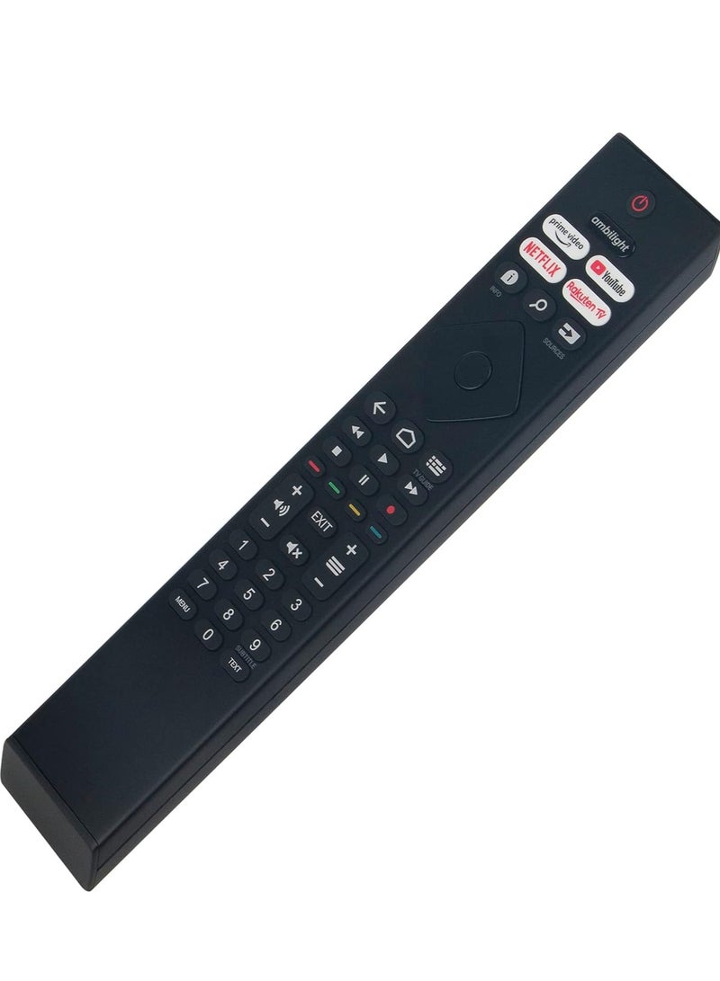 ELTRAZONE Replace Remote Control fit for Philips 4K Ultra HD LED TV 32PFS6906/05 43PUS7406/12 65PUS7406/12 43PUS7906/12 50PUS7906/12 55PUS7906/12 65PUS7906/12 70PUS7906/12 75PUS7906/12 43PUS7956/12 with battery - Image 3