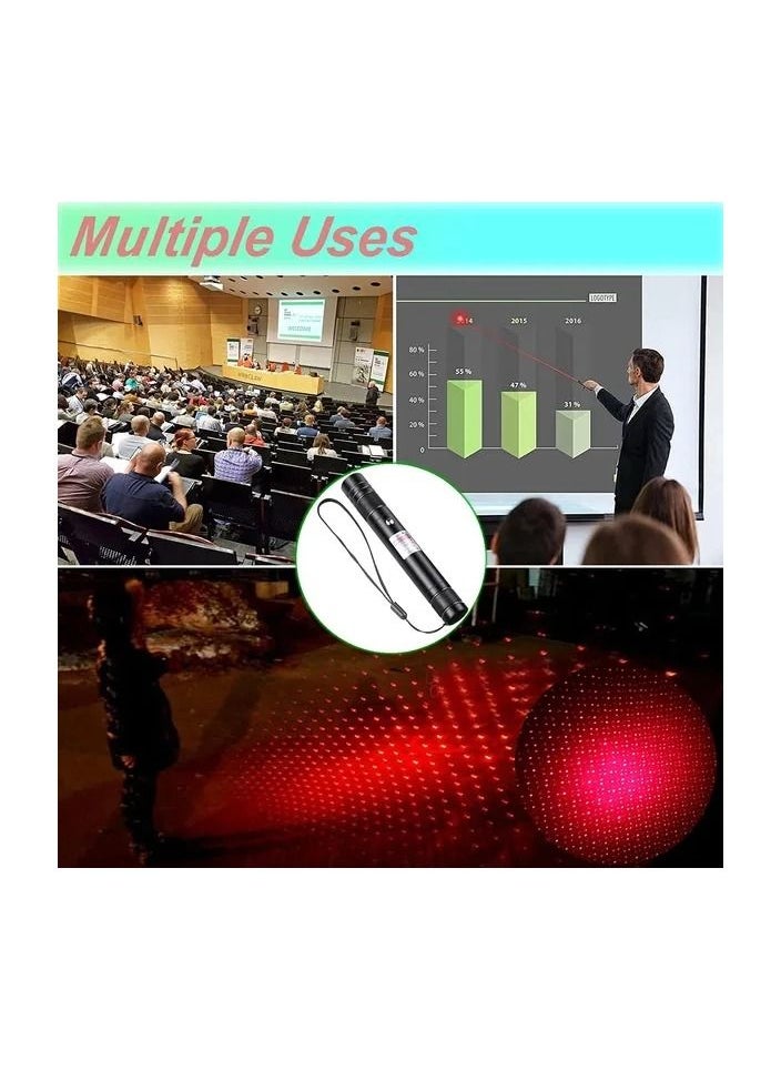1-Piece High Power Long Range Powerful Lazer Pointer,Flashlight Green Pointer Pen Rechargeable USB High Power Lzser Pointer for Teaching Outdoor Hunting
