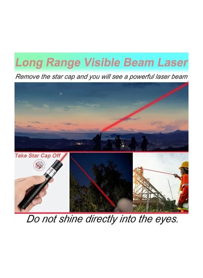 1-Piece High Power Long Range Powerful Lazer Pointer,Flashlight Green Pointer Pen Rechargeable USB High Power Lzser Pointer for Teaching Outdoor Hunting