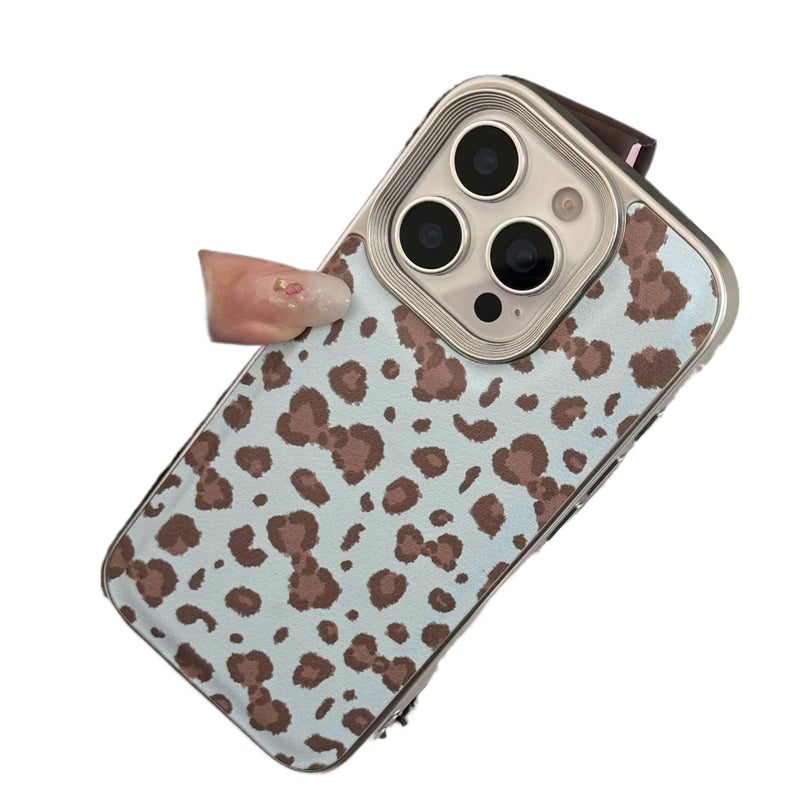 غطاء واقي | Leopard Print | مقاوم للصدمات لـ iPhone 13 | نقشة الفهد | تصميم فيونكة - Image 2