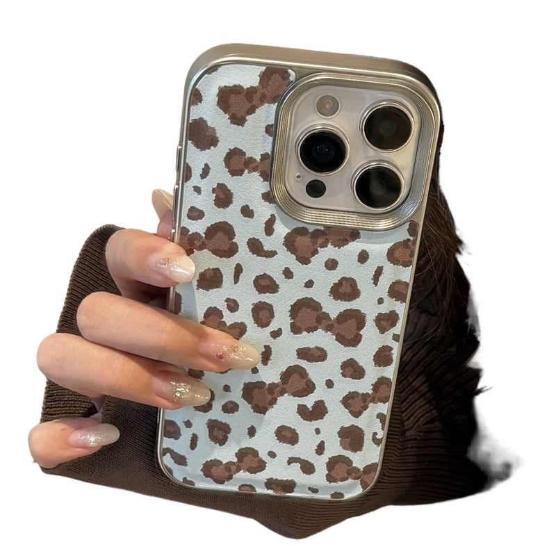 غطاء واقي | Leopard Print | مقاوم للصدمات لـ iPhone 13 | نقشة الفهد | تصميم فيونكة - Image 1