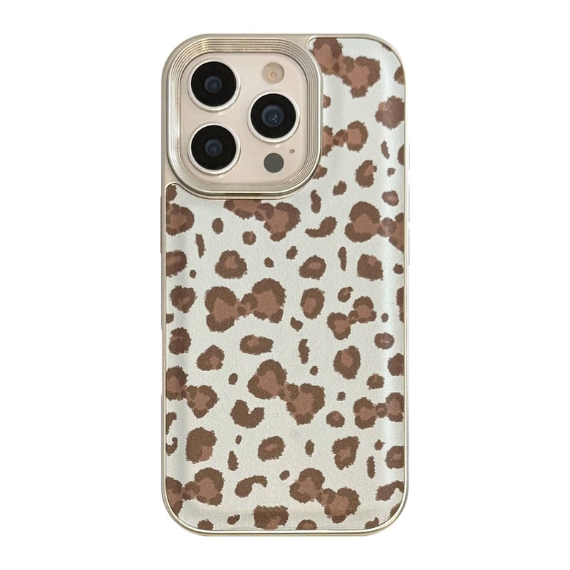 غطاء واقي | Leopard Print | مقاوم للصدمات لـ iPhone 13 | نقشة الفهد | تصميم فيونكة - Image 5
