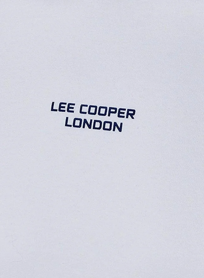 لي كوبر Lee Cooper Regular Fit Crew Neck Short Sleeves Logo Print T-shirt