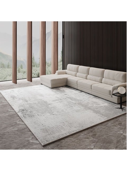 Nordic Light Luxury Living Room Carpet with Plastic bottom crystal velvet 200 X 300cm