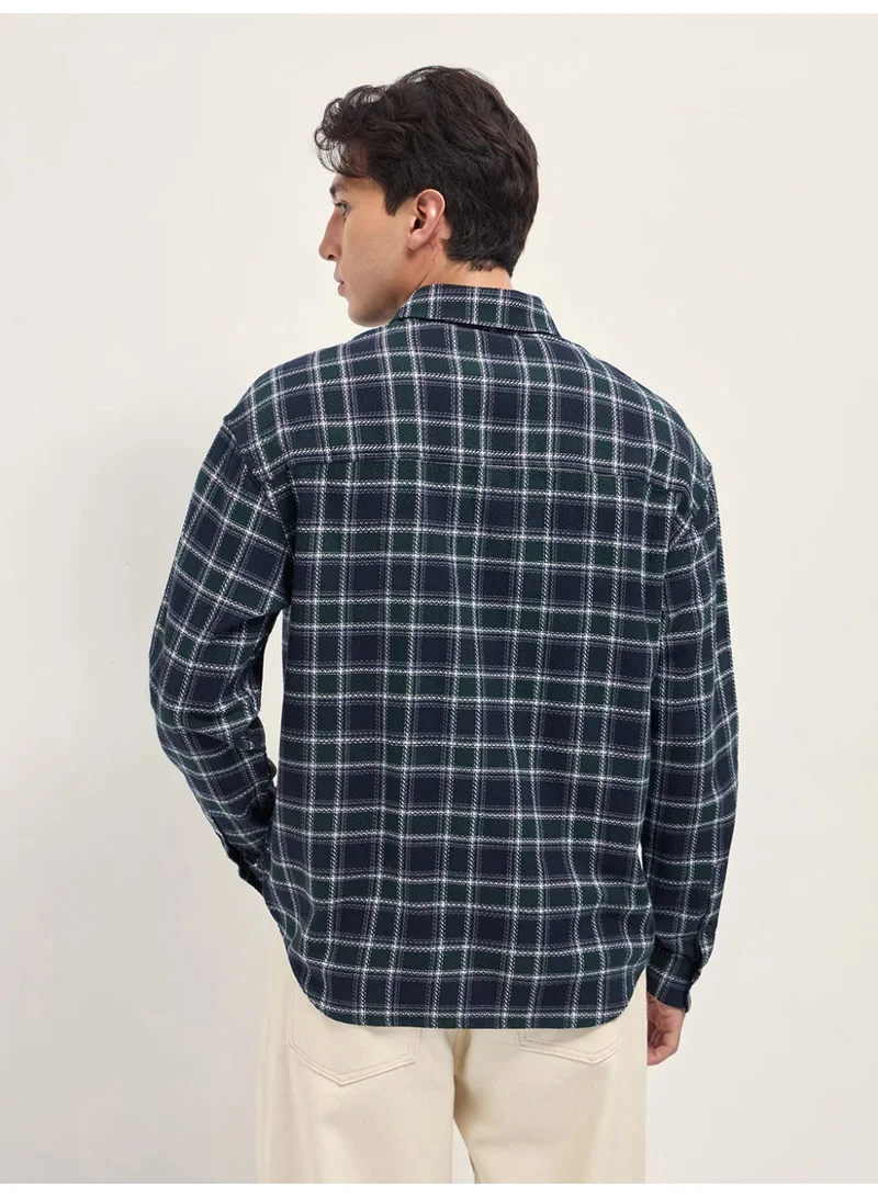 THE BEAR HOUSE Men’s Trendy Shacket for All Seasons | Casual Overshirt Jacket for Men | Versatile Outerwear Layer for Office, Streetwear & Travel | Modern Smart Look for Everyday Outfits