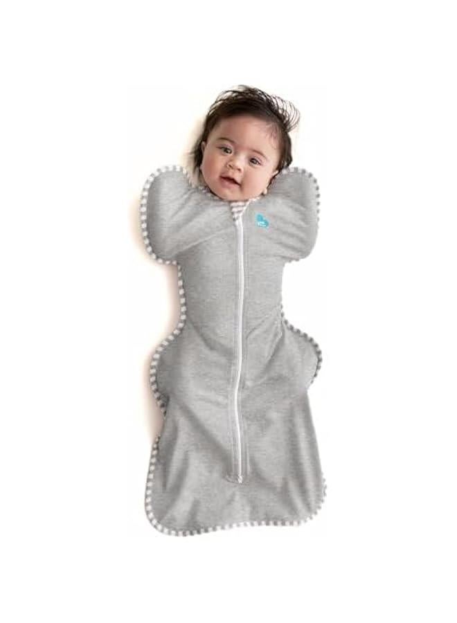 Swaddle UP, Baby Sleep Sack, Self-Soothing Swaddles for Newborns, Improves Sleep, Snug Fit Helps Calm Startle Reflex, New Born Essentials for Baby, Small 8-13lbs, Gray - Image 1