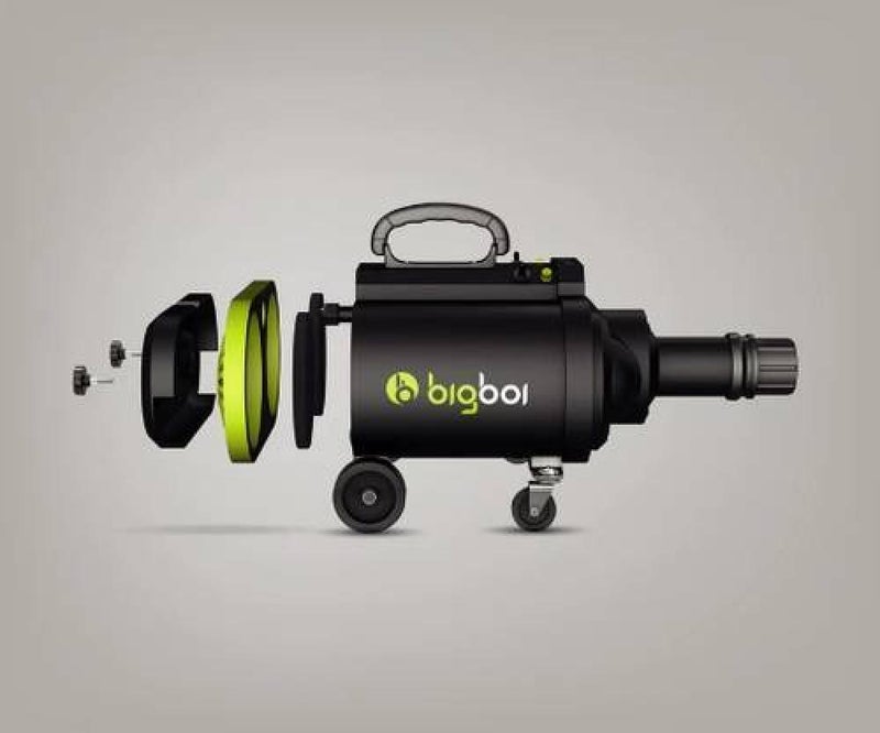 بيج بوي مجفف سيارات BIGBOI BlowR PRO الاحترافي بقوة 3200 واط – مجفف هواء ساخن بدون لمس بمحركين وخرطوم 5 متر للسيارات والدراجات النارية والقوارب - Image 3