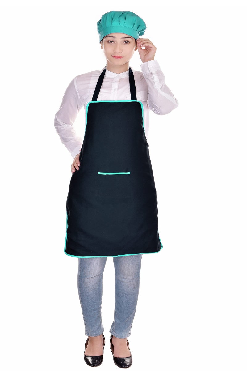 Switchon® Polyester Waterproof Apron with Chef Cap | Free Size Unisex Kitchen Cooking for Men & Women | Multi-Purpose for Home, Hotels, Cafés & Restaurants | Ideal Gift | Made in India - Image 1