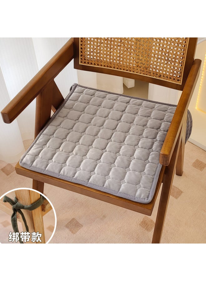 Thickened Cushion Cushion Winter Dutch Velvet Quilted Non-slip Student Classroom Seat Cushion Office Chair Cushion Cushion