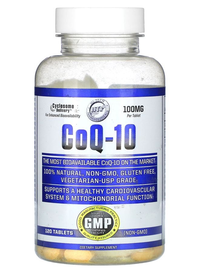 hi tech pharmaceuticals CoQ-10 100 mg 120 Tablets - Image 2