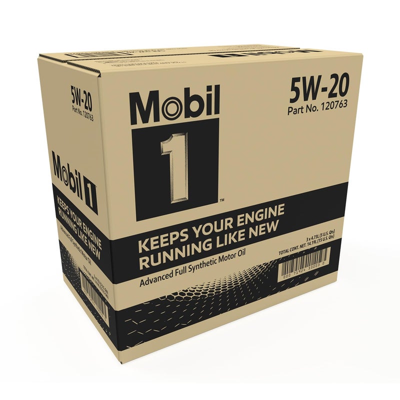 Mobil 1 Advanced Full Synthetic Motor Oil 5W-20, 5 Quart - Image 2