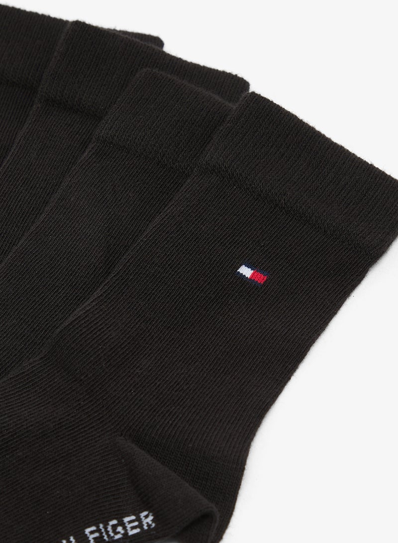 TOMMY HILFIGER 2 Pack Of Kids Crew Socks - Image 4