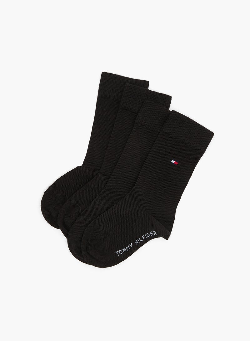 TOMMY HILFIGER 2 Pack Of Kids Crew Socks - Image 5