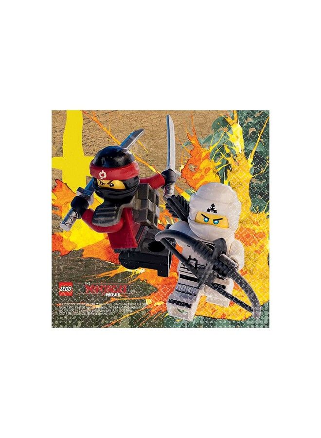 Amscan Lego Ninjago Beverage Napkins Party Favor - Image 1
