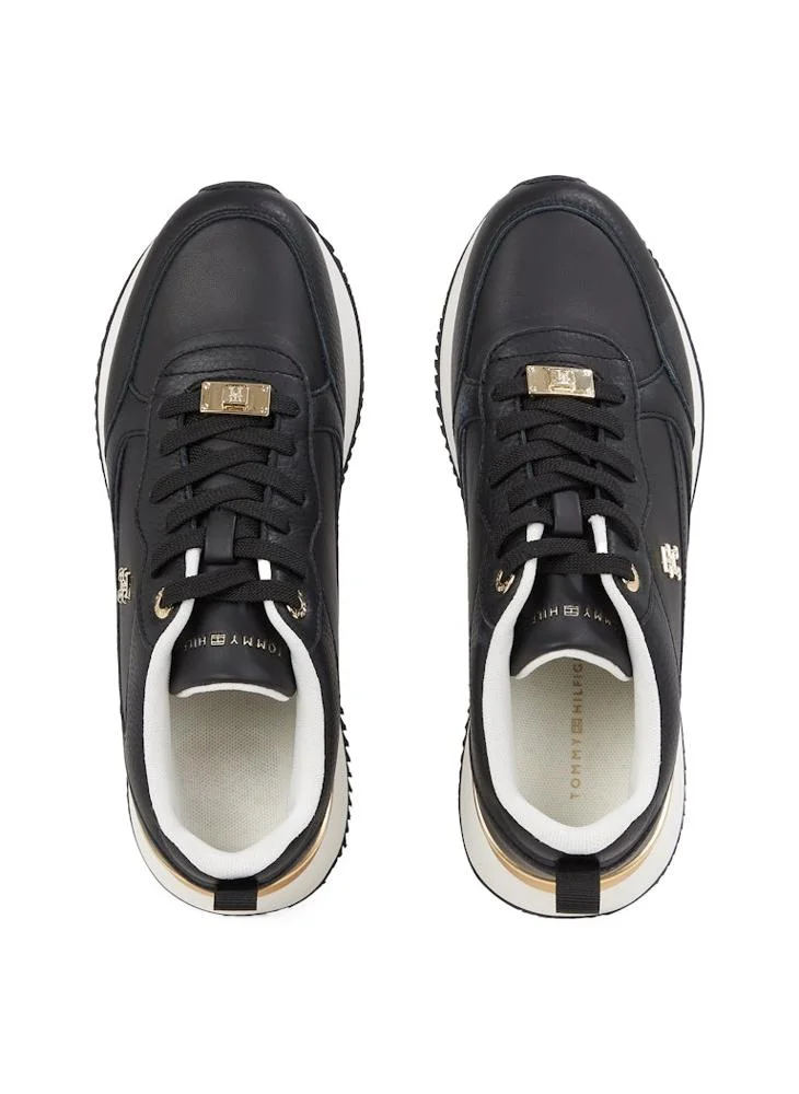 تومي هيلفيغر Lace Up Low Top Sneakers