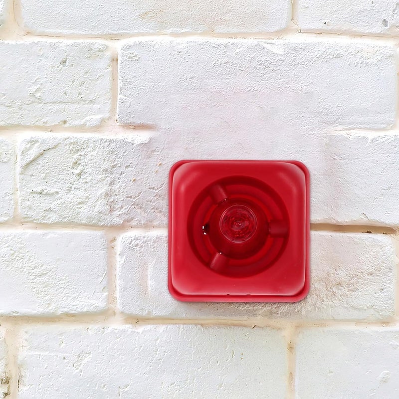 Dc12v-24v Compatible Sound and Light Alarm with High Brightness Strobe and Loud Siren, Safety Siren with Flashing Light for Warehouse and Outdoor Security Monitoring - Image 5