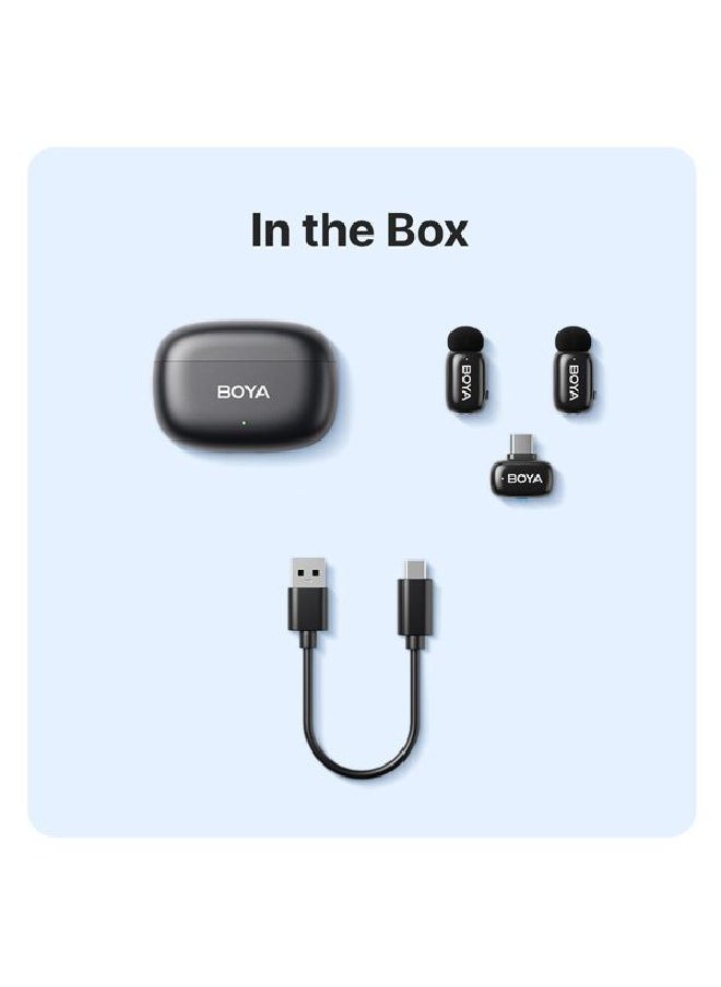 BOYA - Mini-14 Ultra-Mini 2.4Ghz Wireless Microphone System for USB-C Devices - Image 1