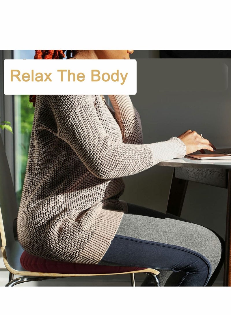 SYOSI وسادة دونات قابلة للنفخ مكونة من قطعتين، وسادة ناعمة قابلة للتنفس وقابلة للحمل مع مضخة هواء مكونة من قطعتين لكرسي المكتب ومقاعد السيارة والكرسي المتحرك للسفر - Image 3