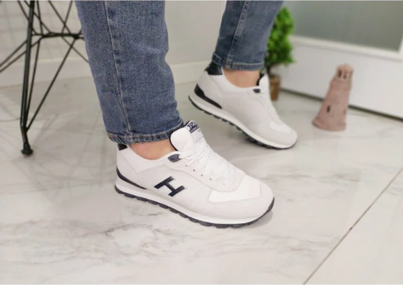 هامر جاك Sneakers 102-19250 Off White-Navy Blue