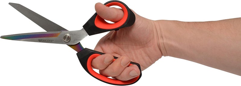 Westcott Westcott Premium Tailor 95 Scissors RedBlack - Image 5