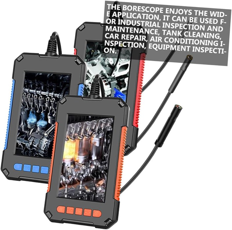 Industrial Digital Borescope with Screen for Automotive Maintenance LED Inspection Camera - Image 5