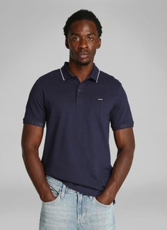 CALVIN KLEIN Stretch Pique Short Sleeve Polo  - Image 1