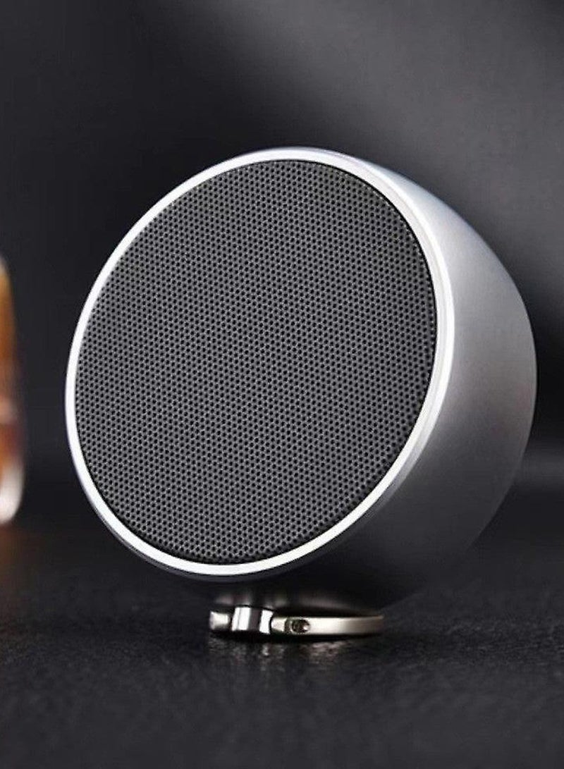 ISHWAZ Luxurious Metal Bluetooth Speaker Mini Portable Bluetooth Speaker, Pocket Size Wireless Speaker With Impressive Volume, True Stereo and Bass, Ideal For Outdoor Indoor Use, For Smaertphones and Laptops  - Image 1