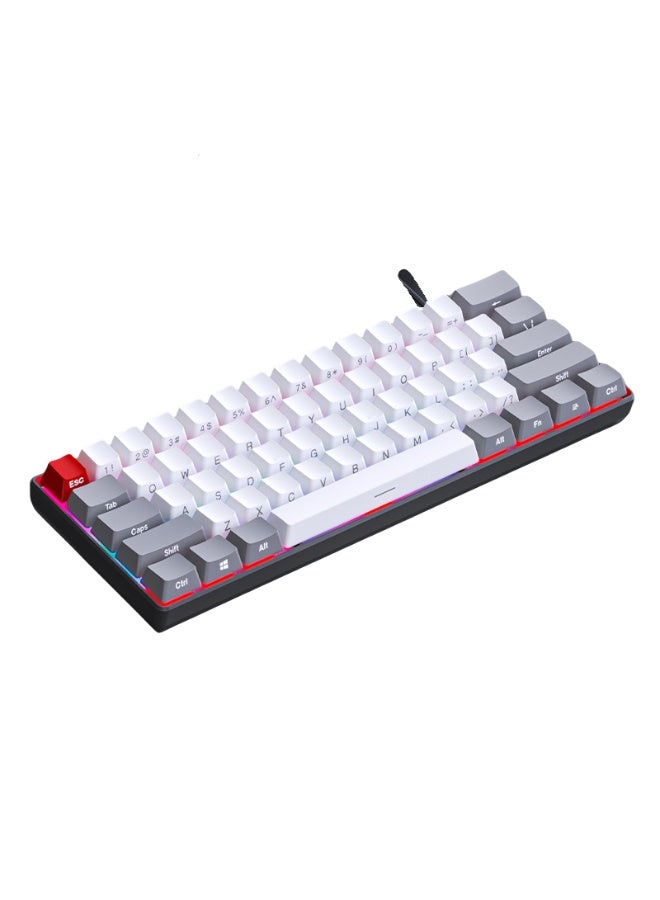 EBMINI New E-Sports Wired Backlit Mechanical Portable Small Keyboard