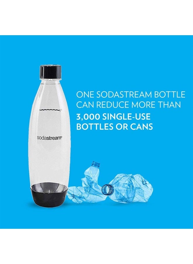 SodaStream Slim Black Carbonating Bottles Twin Pack, 1 L - Image 5