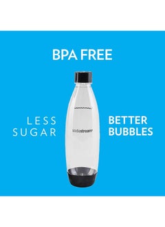 Slim Black Carbonating Bottles Twin Pack, 1 L - pzsku/ZCD07BAA7E168B7C7B837Z/45/_/1731415280/552b8805-bab0-4a73-b19e-7d210f8317a6