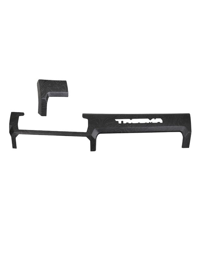 BORUIEN Dashborad Panel Cover for Toyota Tacoma SR SR5 2024 2025 2026 w/8" Display Interior Accessories Center Console ABS Side Frame Decor Cover (Black Wood, Fit 8 Inch Display Only) - Image 2