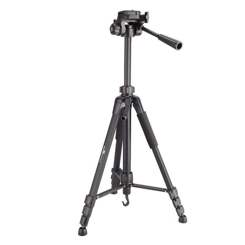 Powerpak Photo-X7 5ft 4 Section Aluminium Tripod for Smartphones & Cameras | 3-Way Pan Head | Lightweight Photo Video Camera Tripod with Bluetooth Remote and Mobile Holder for DSLR | Payload 4kg - Image 4