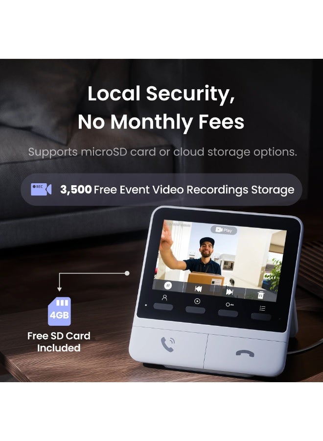 SwitchBot Video Doorbell – Smart Wireless Doorbell Camera with Chime | 2K HD Video, Motion Detection | Two-Way Audio, Night Vision | IP65 Weatherproof - Image 5
